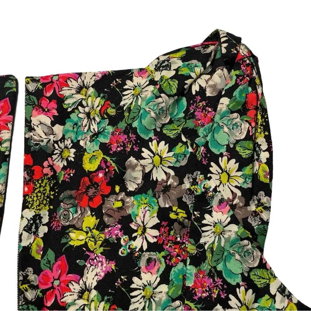 Nanette Lepore sleeveless bright floral “lollipop” dress sz 10 - Picture 10 of 13